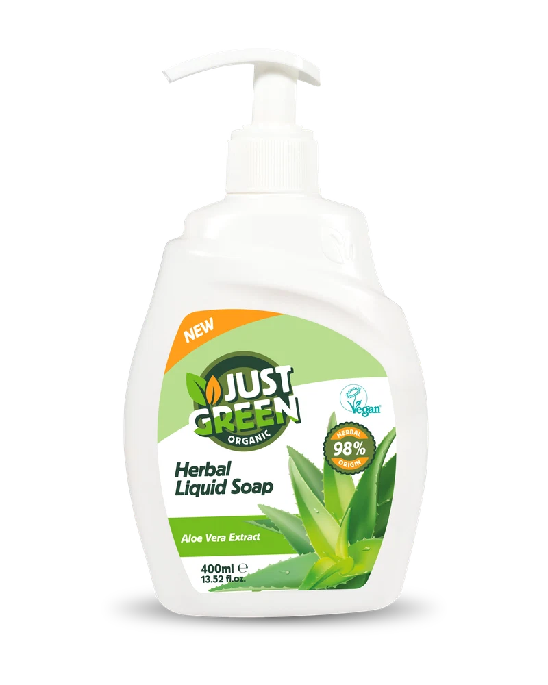 Υγρό Σαπούνι Χεριών με Aloe Vera — Just Green Organic